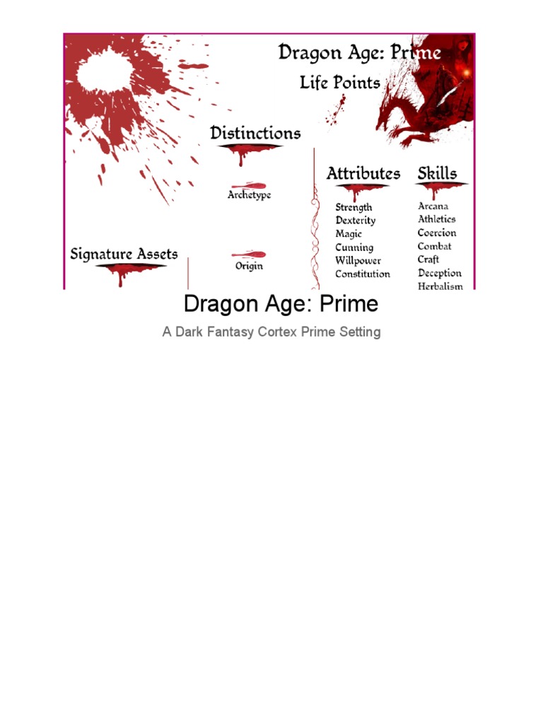 Dragon Age: Prime Gameplay Overview | PDF