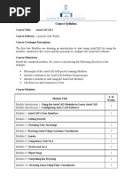 Download AutoCAD 2D I Course Syllabus by Tamy2012 SN67038723 doc pdf