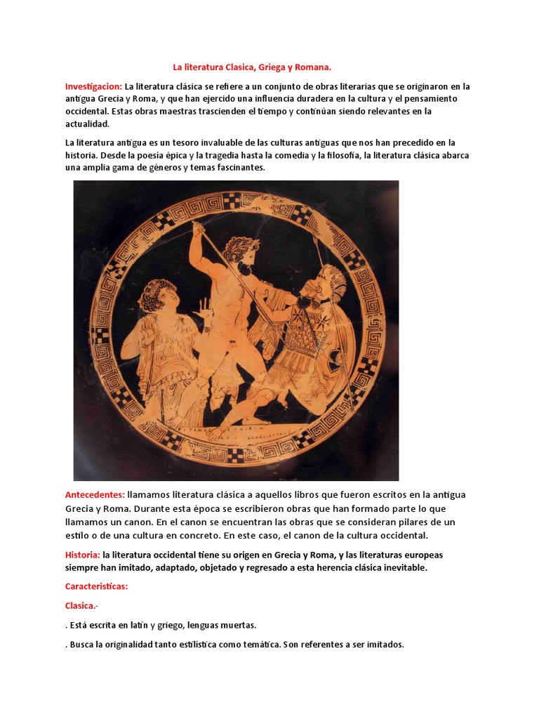 La Literatura Clasica | PDF