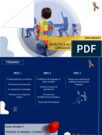 Temario Didáctica en Terapia de Comunicación y Lenguaje de Niños Autistas OCTUBRE 7