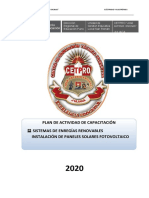 Planes de Capacitación Inst - de Paneles Solares
