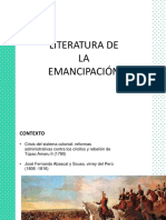 Literatura de La Emancipación Sa 21