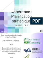 Cohérence - Planification Stratégique Partie 1