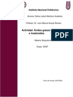 Acidos Grasos Saturados e Insaturados Dafne Martinez