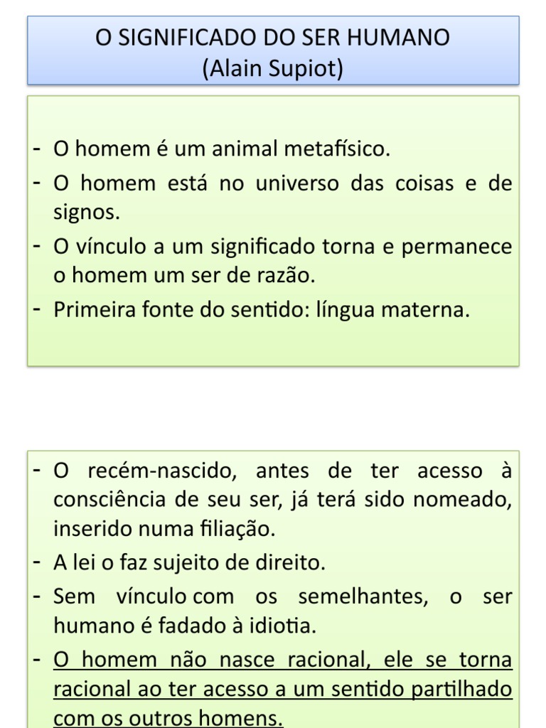 Significado do Ser Humano e sua Razão | PDF | Humano | Tempo