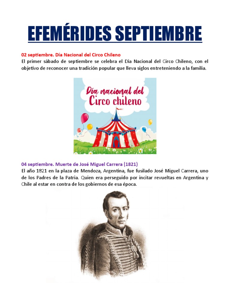Efemérides Septiembre Pdf