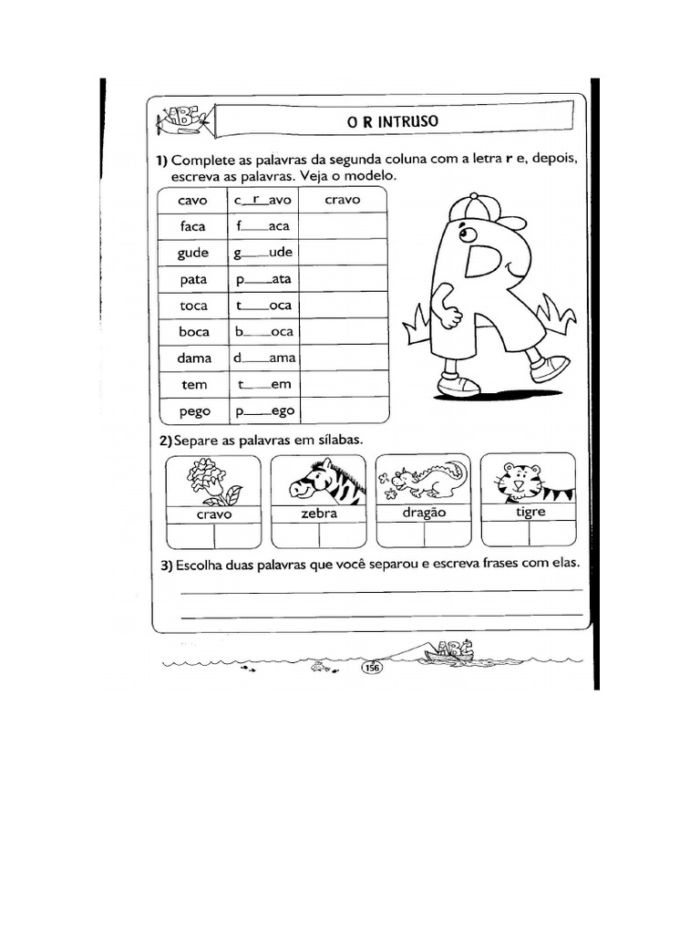 Atividade para o 1 dia de aula 2 ano pdf