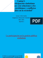 Apunte 1 La Participacion en La Gestion Publica