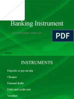 Banking Instrument