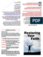Restoring Your Faith All On One Page