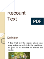 Recount Text