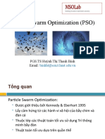 Particle Swarm Optimization (PSO) : PGS.TS Huỳnh Thị Thanh Bình Email
