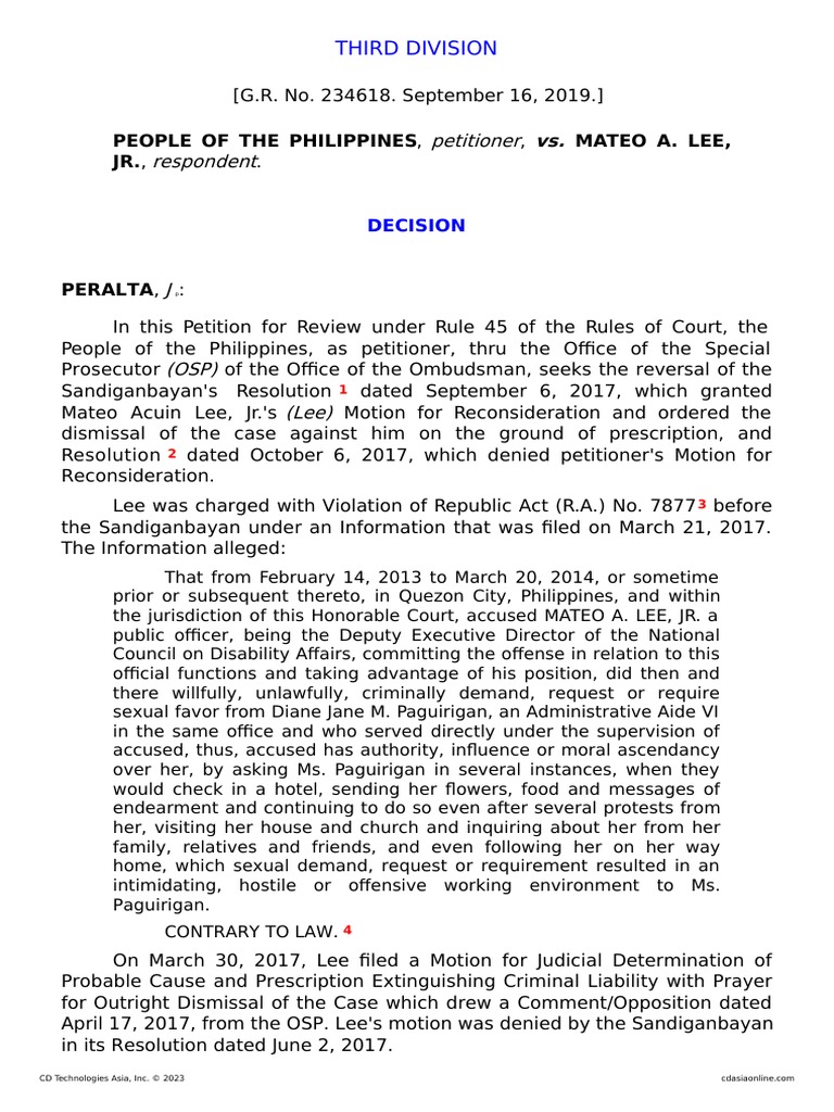 2019 People v. Lee Jr.20230228 12 1j28x4w PDF Statute Of