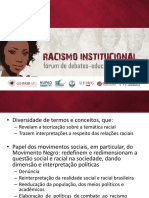 Racismo Institucional Slides Oficinas