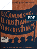 Gonzalo Baez - Argo - El Comunismo, El Cristianismo y Los Cristianos