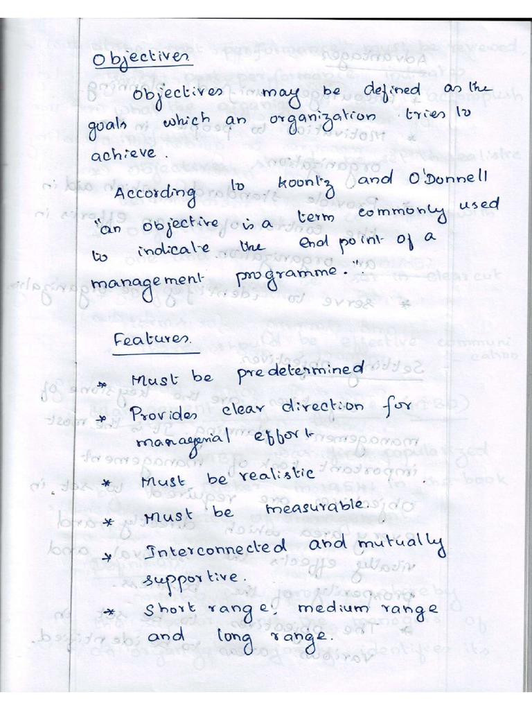 Topic-4-Objectives and Setting Objectives | PDF