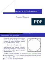 High Dimensional Vectors