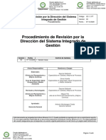 E3.1.P7 Procedimiento de Revision Por La Direccion SIG v00