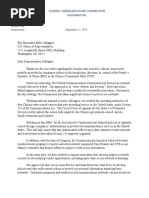 FCC Letter To Gallagher and Select Committee