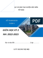 Đề Tham Khảo Toán 9: Phòng Giáo Dục Và Đào Tạo Huyện Hóc Môn Tổ Toán