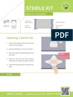 Nursing - CS - Open A Sterile Kit