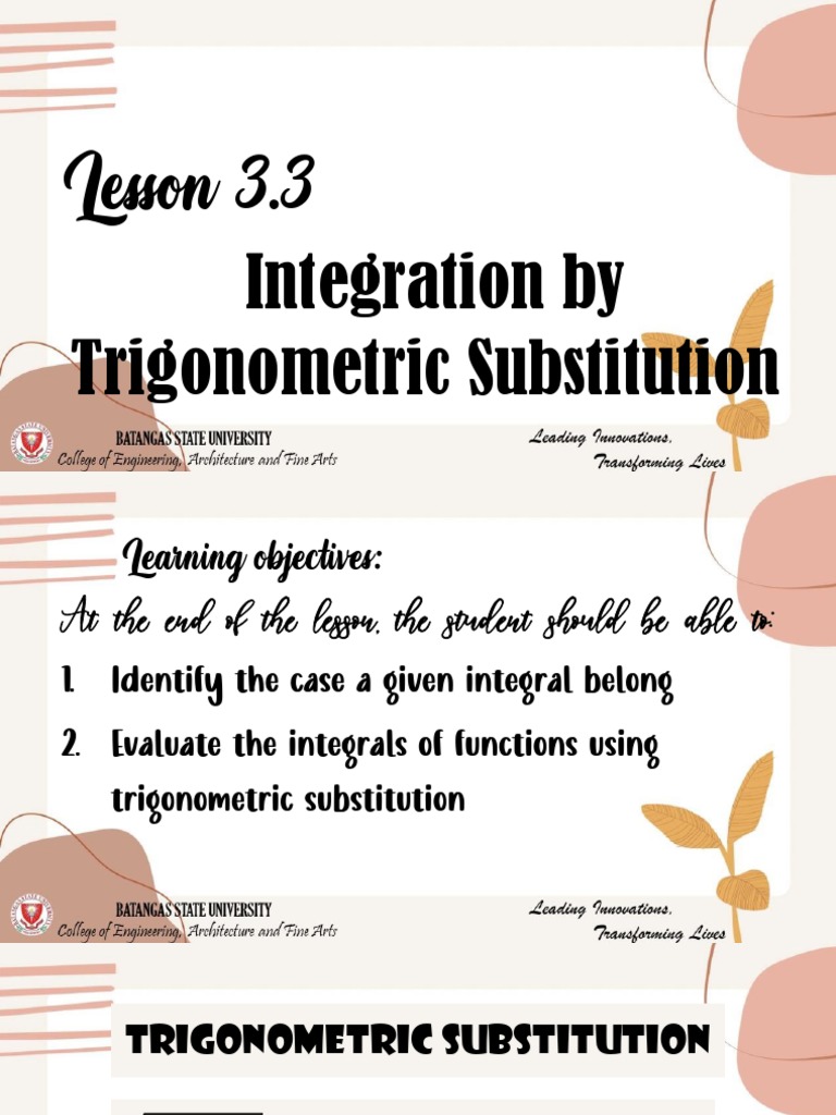 lesson-3-3-integration-by-trigonometric-substitution-pdf-integral