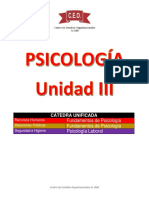 Psicología Cátedra Unificada Unidad III
