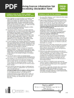 DVLA D796 Driving Entitlement Consent Form | PDF | Driver's License ...