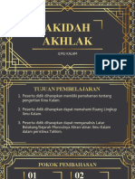 Akidah Akhlak 11