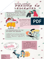 Infografía Proyecto de Investigación Depresión en Los Adolescentes Mariana Arredondo López