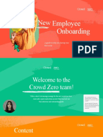 Induction and Onboarding Talking Presentation in Bright Red Cobalt Bright Green Chic Photocentric Frames Style
