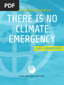1600 Scientists' Signatures On This Paper - There Is No Climate Emergency