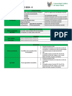 Precatolica Proceso 2024 - II