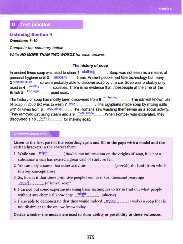 Grammar Unit 13 Test Practice Pdf