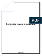 Language Is Communication