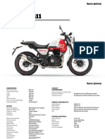 Royal Enfield Scram 411 Technical Specifications Spanish