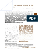 A Subordinação de Raça No Processo de Formação Da Classe Trabalhadora Brasileira