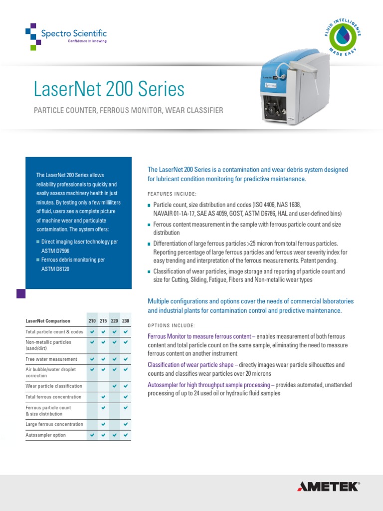 Lasernet 200 Datasheet | PDF