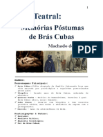 Peça Teatral - Memórias Póstumas de Brás Cubas