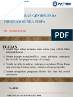 Pembelajaran Gender Pada Program BUNDA PUSPA