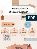 Sensibilidad y Especificidad