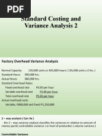 Standard Costing and Variance Analysis 2