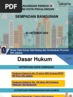 Ketentuan Garis Sempadan Bangunan (GSB) | PDF