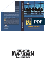 Buku Pengantar Manajemen