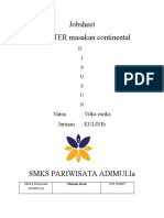 Jobsheet Kontinental Vika