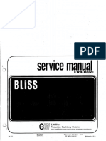 bliss c22-c60 service manual