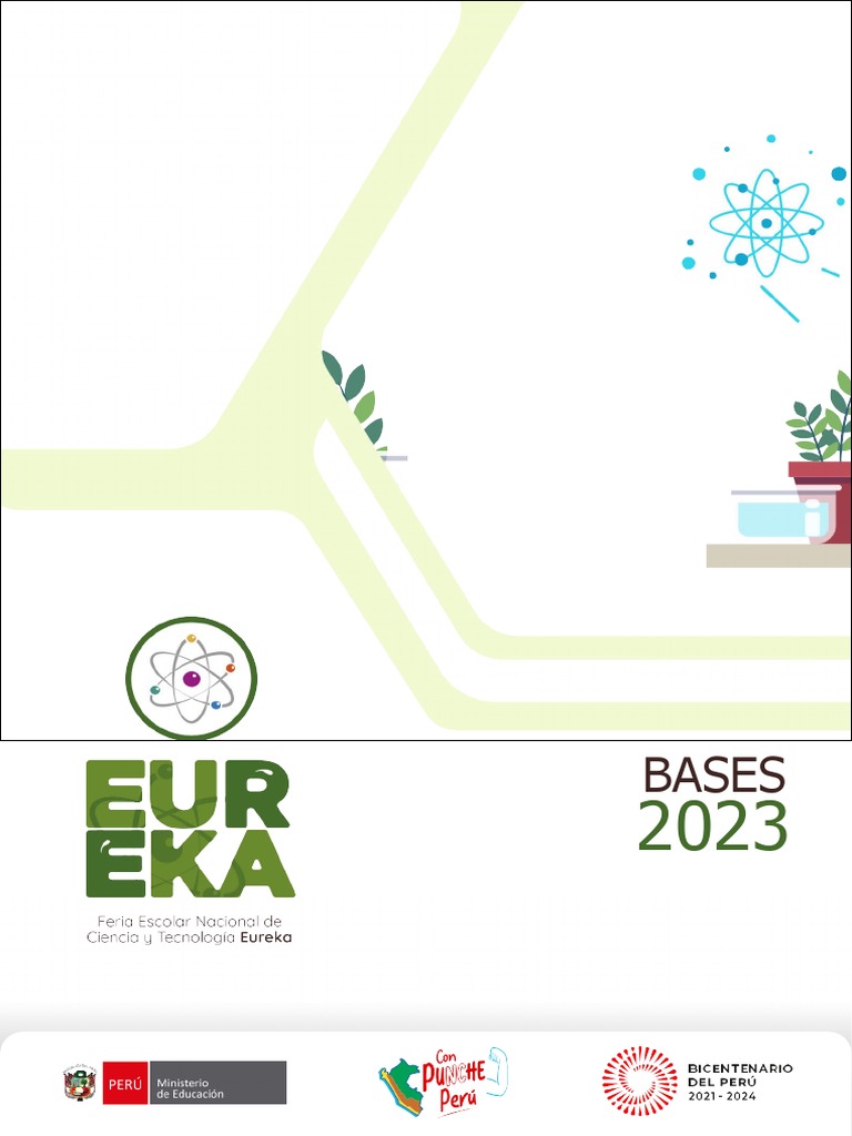 BasesEureka2023 ANEXOS PDF Investigación cuantitativa Evaluación