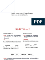 Conditionals