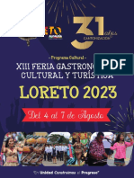 Programa de Fiestas Loreto 2023