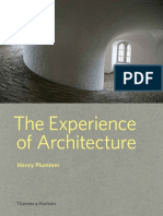 The Experience of Architecture-Thames Hudson 2016 by Henry Plummer